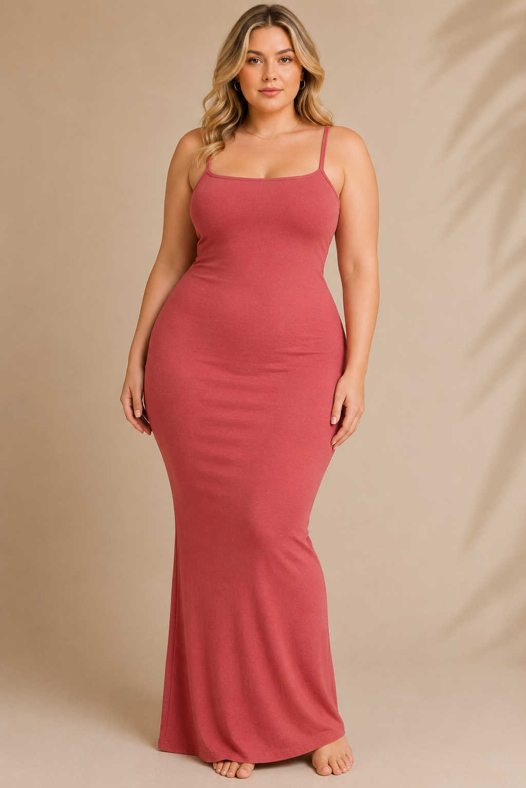 Robe Sculptante Longue Élégance