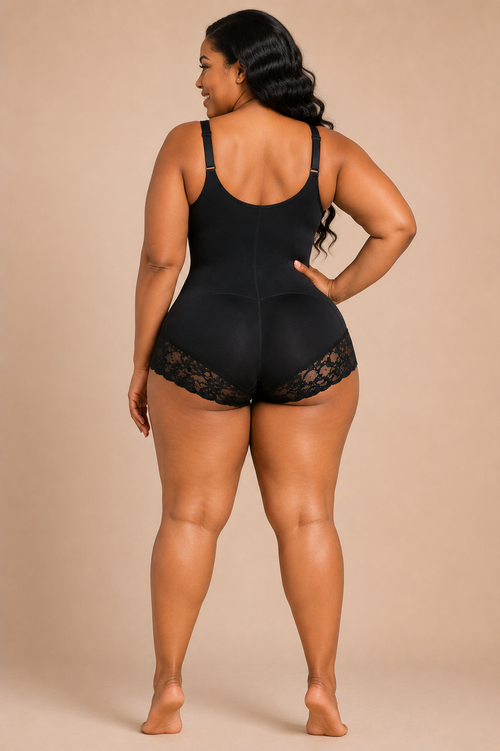 Body Gainant Triangle Zippé — Maintien Ventre & Taille