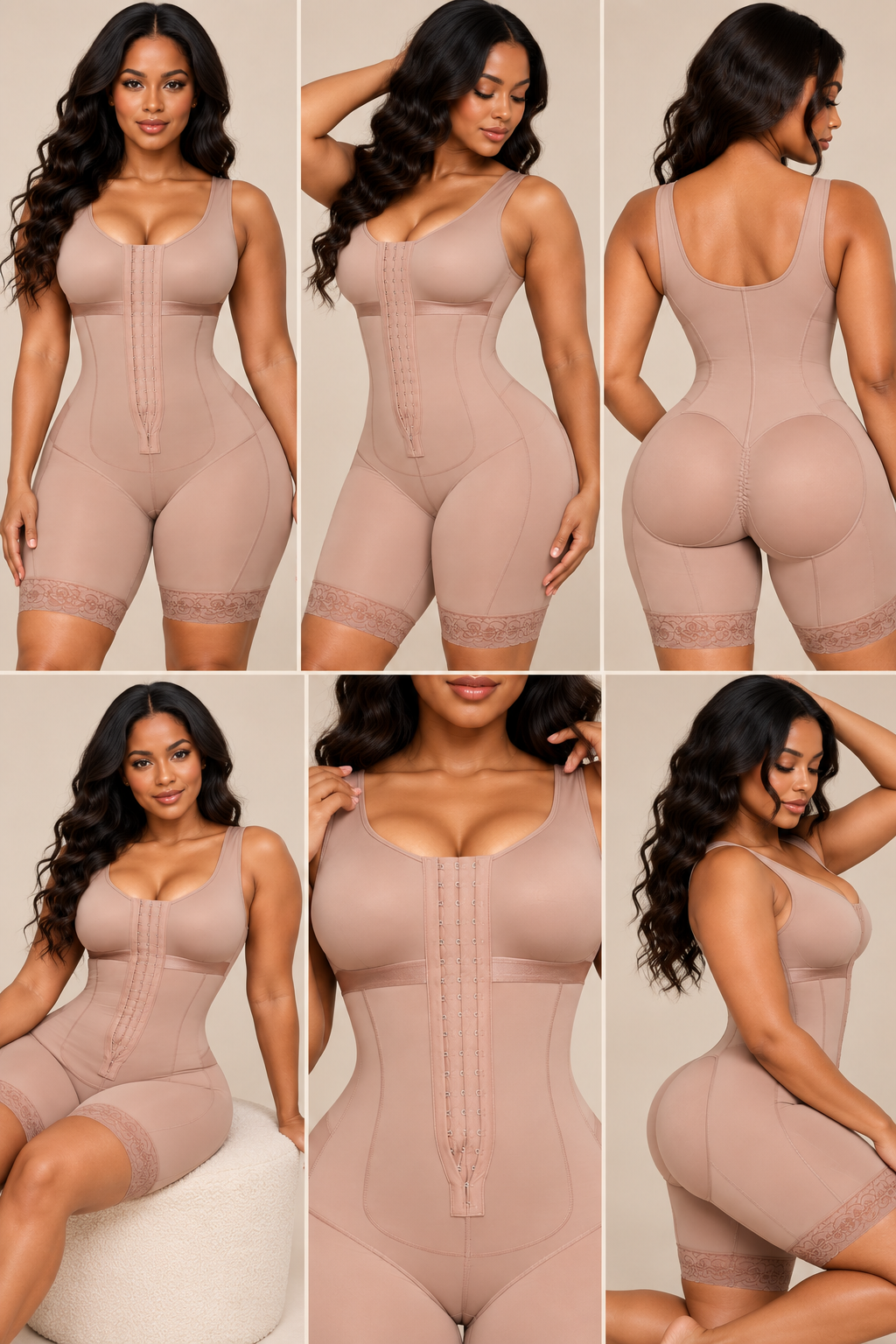 Combinaison Gainante  — Taille Cintrée & Ventre Plat